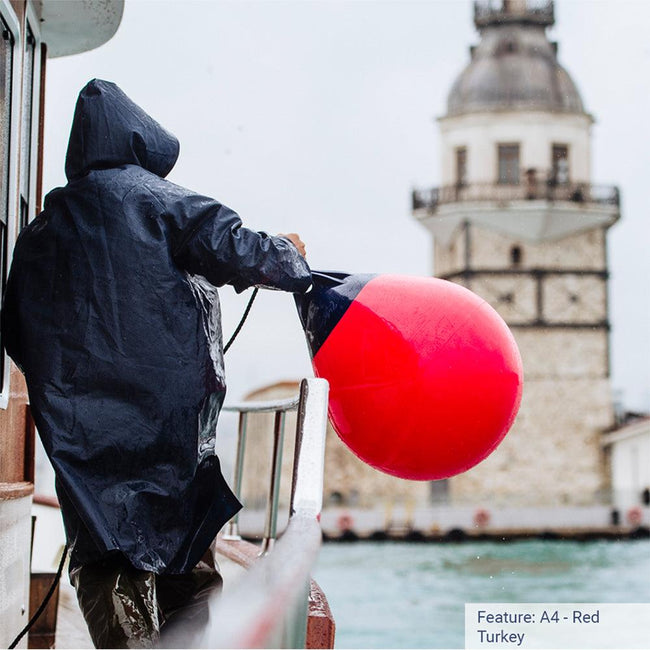 Polyform A-6 Buoy 34" Diameter - White [A-6 WHITE] - Rough Seas Marine