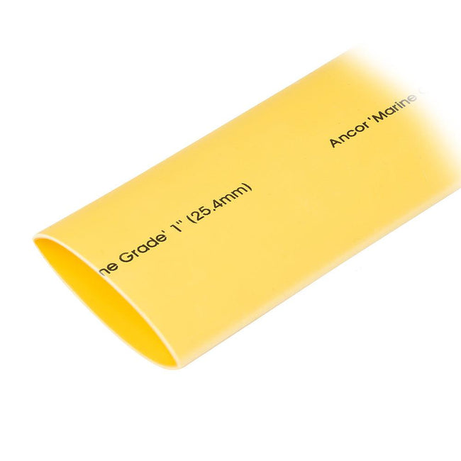 Ancor Heat Shrink Tubing 1" x 48" - Yellow - 1 Pieces [307948] - Rough Seas Marine