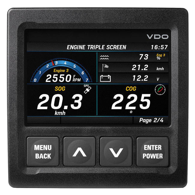 Veratron OceanLink 4.3" NMEA 2000 Certified TFT Gateway - Black [A2C1352150001] - Rough Seas Marine