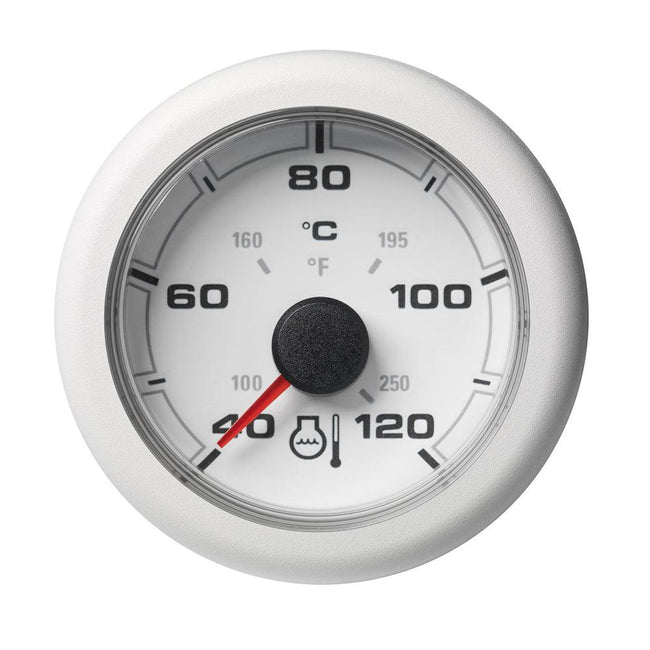 Veratron 52MM (2-1/16") OceanLink Coolant Temperature Gauge - 120C/250F - White Dial  Bezel [A2C1065970001] - Rough Seas Marine