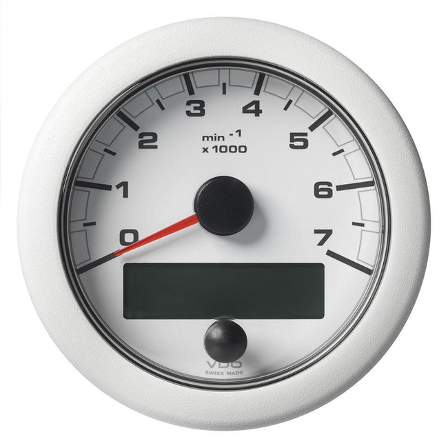 Veratron 3-3/8" (85MM) OceanLink NMEA 2000 Tachometer - 7000 RPM - White Dial  Bezel [A2C1065820001] - Rough Seas Marine