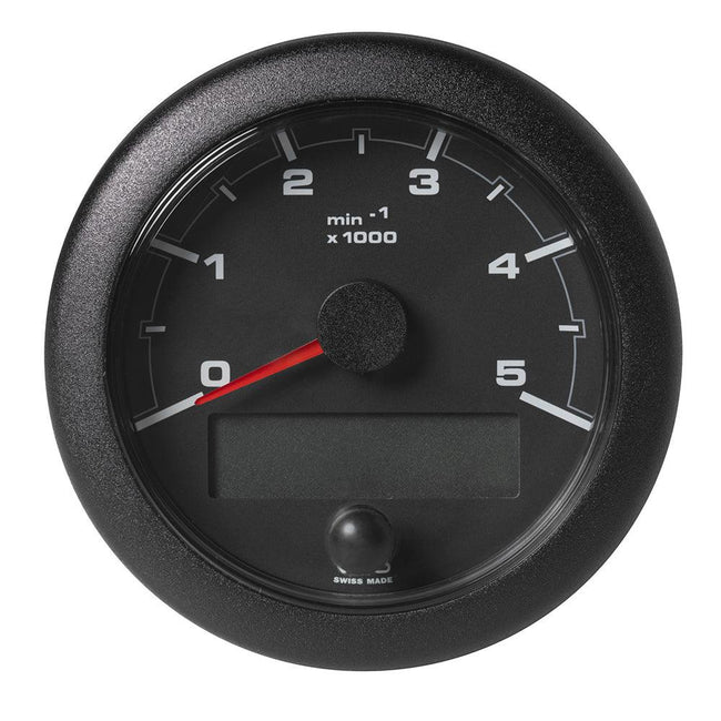 Veratron 3-3/8" (85MM) OceanLink NMEA 2000 Tachometer - 5000 RPM - Black Dial  Bezel [A2C1065720001] - Rough Seas Marine