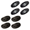 RIGID Industries A-Series Rock Light Kit - 4 Red Lights - Black [400213] - Rough Seas Marine