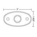 RIGID Industries A-Series Black High Power LED Light Single - Natural White [480083] - Rough Seas Marine