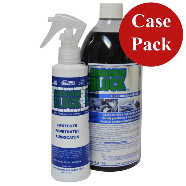 Corrosion Block 32oz Bottle with Pump - Non-Hazmat, Non-Flammable  Non-Toxic *Case of 4* [20032CASE] - Rough Seas Marine