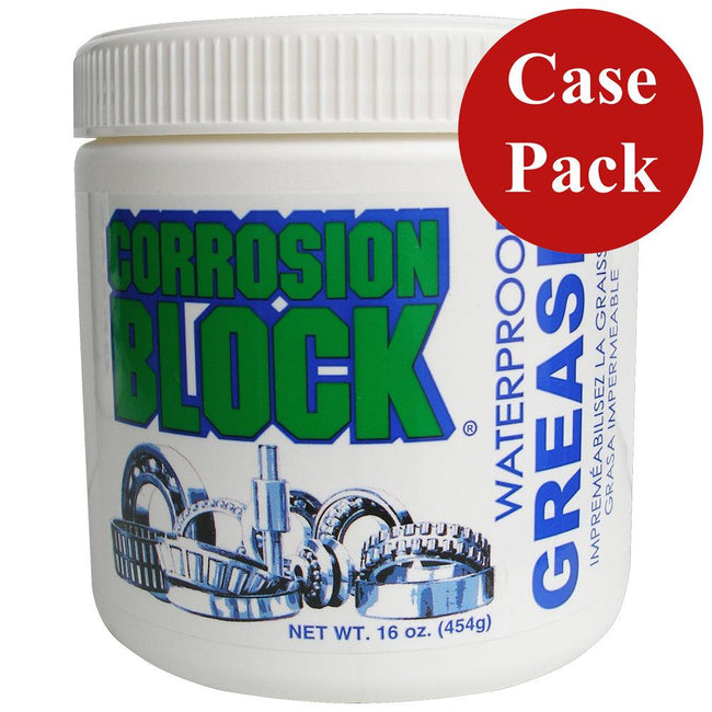 Corrosion Block High Performance Waterproof Grease - 16oz Tub - Non-Hazmat, Non-Flammable  Non-Toxic *Case of 6* [25016CASE] - Rough Seas Marine