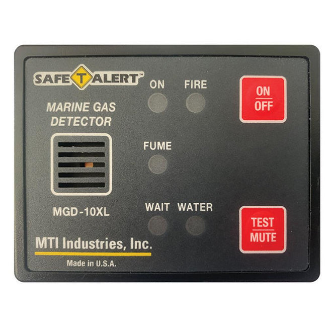 Safe-T-Alert Gas Vapor Alarm Fume, Fire, Bilge Water - Black Surface Mount [MGD-10XL] - Rough Seas Marine