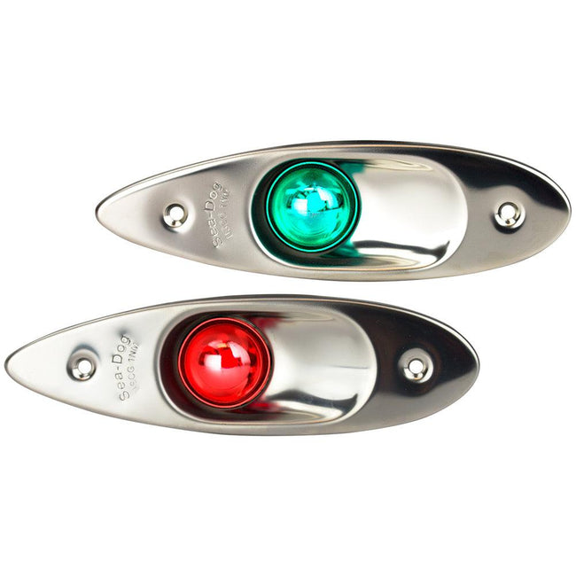 Sea-Dog Stainless Steel Flush Mount LED Side Lights [400080-1] - Rough Seas Marine