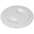 Sea-Dog Quarter-Turn Smooth Deck Plate w/Internal Collar - White - 4" [336340-1] - Rough Seas Marine