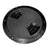 Sea-Dog Quarter-Turn Textured Deck Plate w/Internal Collar - Black - 8" [336387-1] - Rough Seas Marine