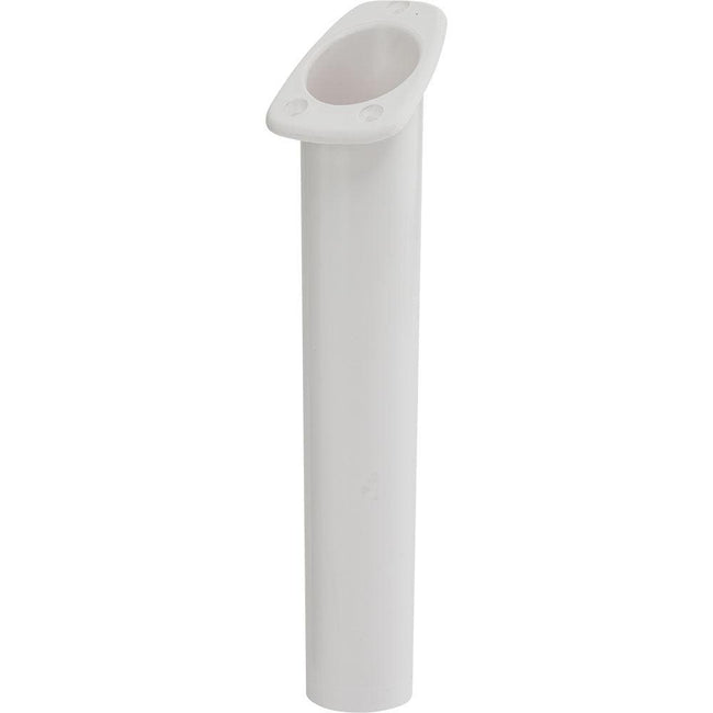 Sea-Dog Narrow Gunnel Flush Mount Rod Holder - White [325061-1] - Rough Seas Marine