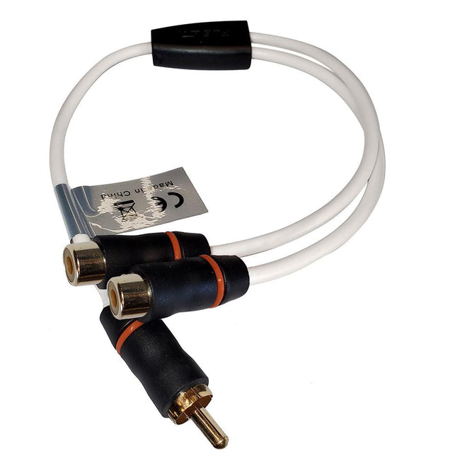 FUSION RCA Cable Splitter - 1 Male to 2 Female - 1 [010-12896-00] - Rough Seas Marine