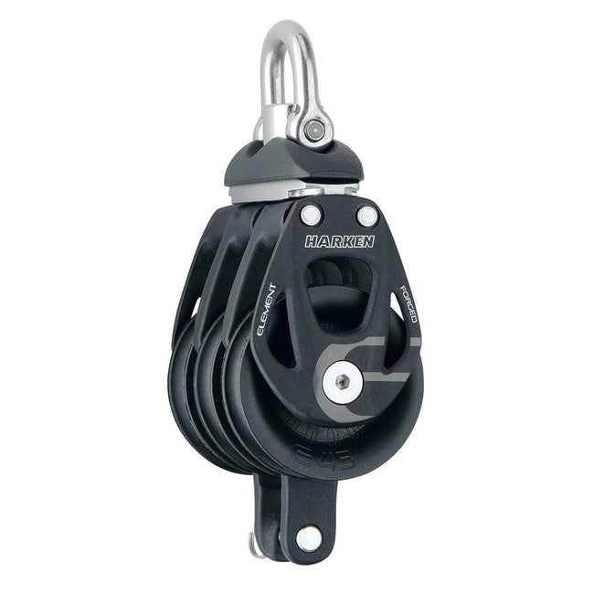 Harken 45mm Triple Element Block w/ Swivel  Becket [6241] - Rough Seas Marine