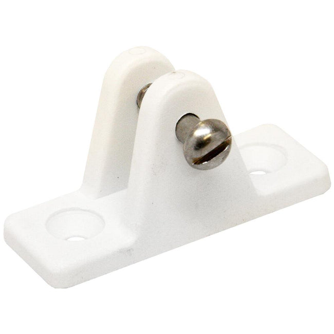 Sea-Dog Nylon Angled Deck Hinge - White [273231-1] - Rough Seas Marine