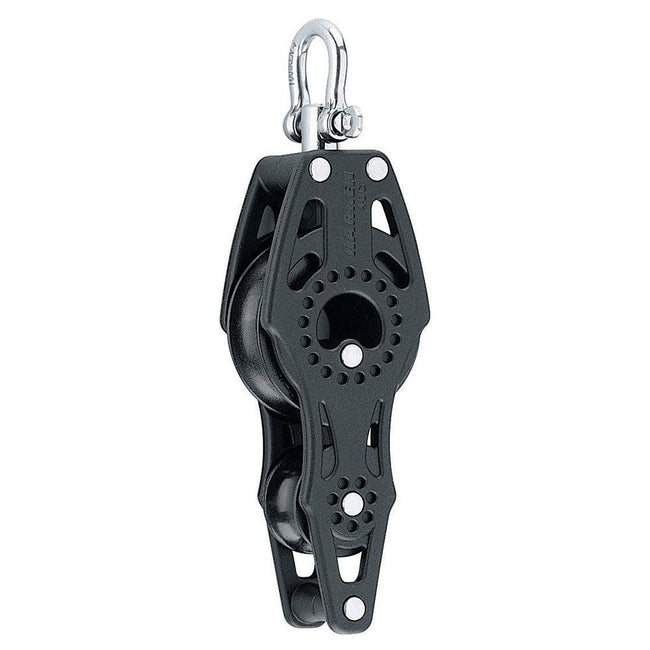 Harken 40mm Carbo Air Fiddle Block w/Swivel  Becket [2656] - Rough Seas Marine