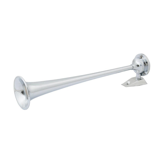 Marinco 12V Chrome Plated Single Trumpet Air Horn [10105] - Rough Seas Marine