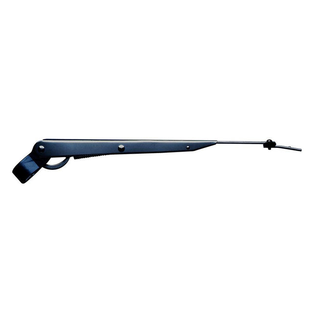 Marinco Wiper Arm Deluxe Stainless Steel - Black - Single - 10"-14" [33012A] - Rough Seas Marine