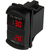 Sea-Dog Dual Volt/Amp Meter Rocker Style Switch [421645-1] - Rough Seas Marine