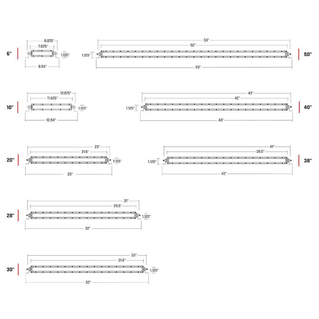 RIGID Industries SR-Series PRO 6" Lightbar - Diffused LED - Black Housing [906513] - Rough Seas Marine