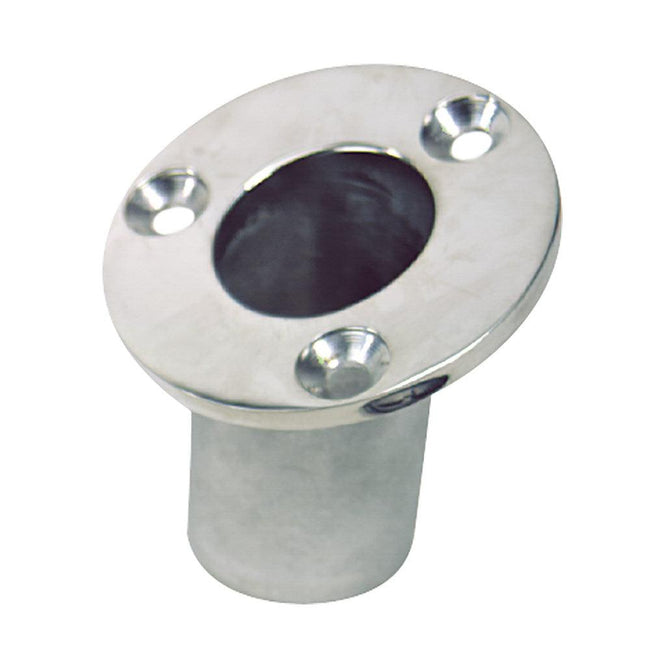 Sea-Dog Flush Mount Flagpole Socket - 25 - 1-1/4" ID - 316 Stainless Steel [491713-1] - Rough Seas Marine