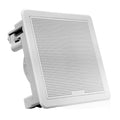 FUSION FM-65SW FM Series 6.5" 120 Flush Mount Square Marine Speakers - White Grill - 120W [010-02299-10] - Rough Seas Marine