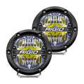 RIGID Industries 360-Series 4" LED Off-Road Fog Light Drive Beam w/White Backlight - Black Housing [36117] - Rough Seas Marine