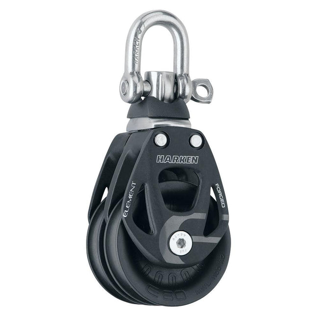 Harken 60mm Double Aluminum Element Block w/Swivel [6269] - Rough Seas Marine