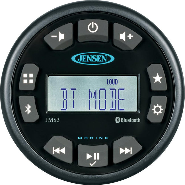 JENSEN JMS3RTL Stereo w/AM/FM/BT - Single Zone [JMS3RTL] - Rough Seas Marine