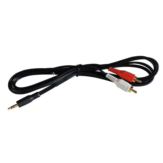 FUSION MS-CBRCA3.5 Input Cable - 1 Male (3.5 mm) to 2 Male RCA [010-12753-20] - Rough Seas Marine