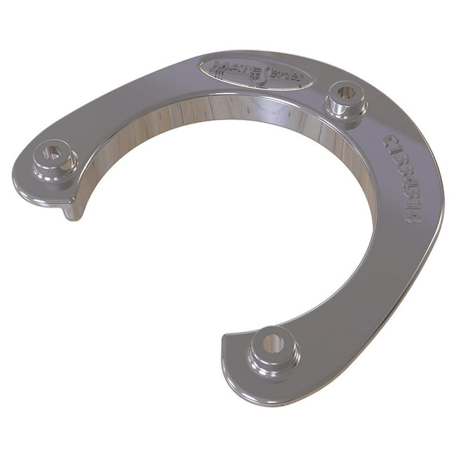Mate Series Stainless Steel Rod  Cup Holder Backing Plate f/Round Rod/Cup Only f/3-3/4" Holes [C1334314] - Rough Seas Marine
