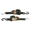 Camco Retractable Tie Down Straps - 2" Width 6 Dual Hooks [50031] - Rough Seas Marine