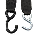 Camco Retractable Tie Down Straps - 2" Width 6 Dual Hooks [50031] - Rough Seas Marine