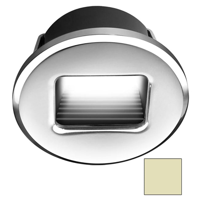 i2Systems Ember E1150Z Snap-In - Polished Chrome - Round - Warm White Light [E1150Z-11CAB] - Rough Seas Marine