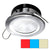 i2Systems Apeiron A1120 Spring Mount Light - Round - Red, Warm WhiteBlue - Brushed Nickel [A1120Z-41HCE] - Rough Seas Marine
