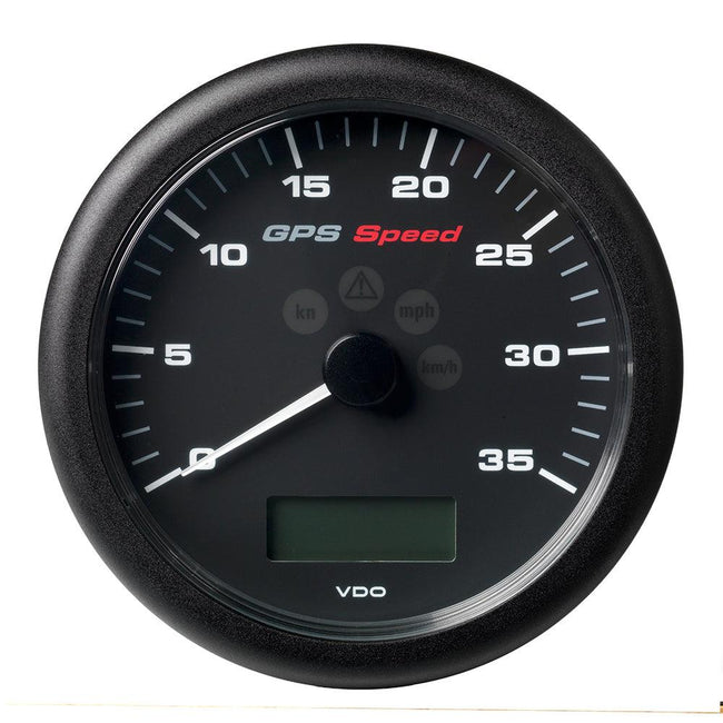 Veratron 4-1/4" (110MM) ViewLine GPS Speedometer 0-35 KNOTS/KMH/MPH - 8 to 16V Black Dial  Bezel [A2C59501782] - Rough Seas Marine