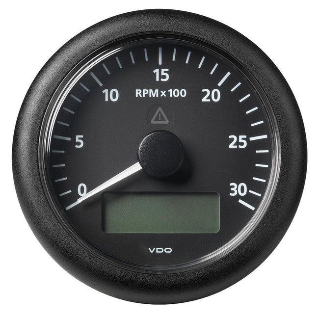 Veratron 3-3/8" (85MM) ViewLine Tachometer w/Multi-Function Display - 0 to 3000 RPM - Black Dial  Bezel [A2C59512390] - Rough Seas Marine