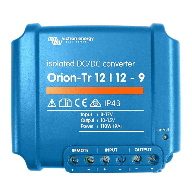 Victron Orion-TR DC-DC Converter - 12 VDC to 12 VDC - 9AMP Isolated [ORI121210110R] - Rough Seas Marine