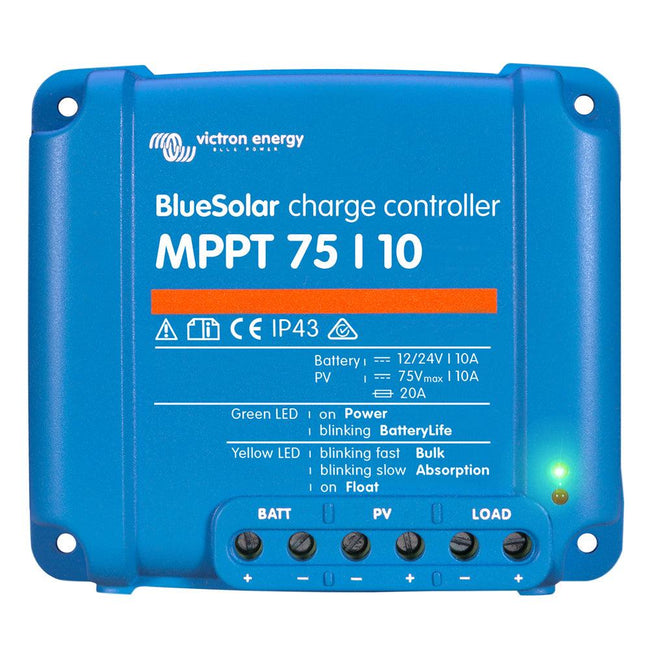 Victron BlueSolar MPPT Charge Controller - 75V - 10AMP - UL Approved [SCC010010050R] - Rough Seas Marine