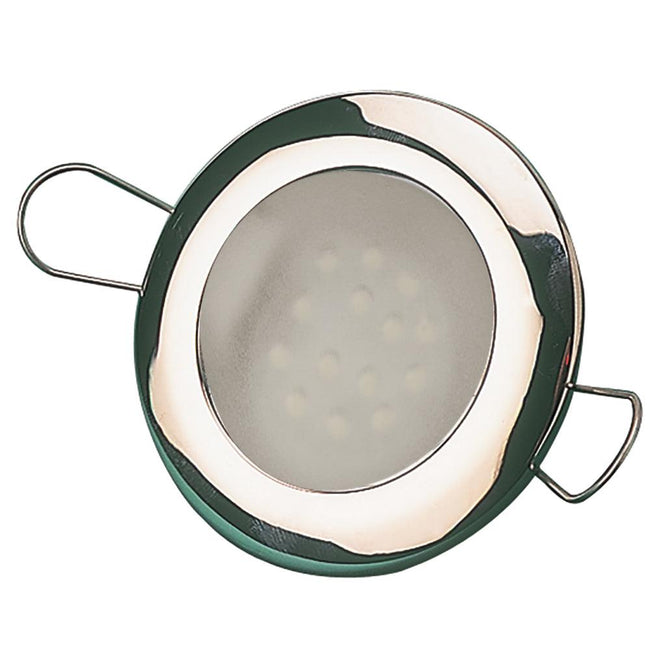 Sea-Dog LED Overhead Light 2-7/16" - Brushed Finish - 60 Lumens - Frosted Lens - Stamped 304 Stainless Steel [404332-3] - Rough Seas Marine