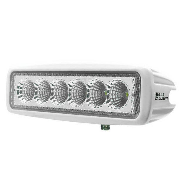 Hella Marine Value Fit Mini 6 LED Flood Light Bar - White [357203051] - Rough Seas Marine