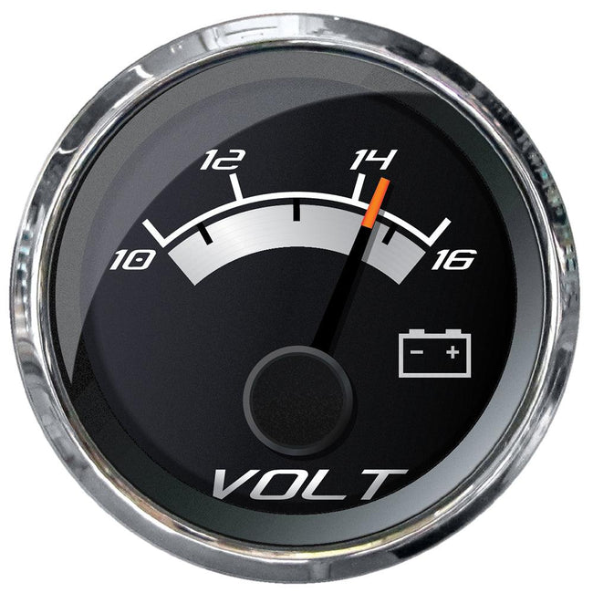 Faria Platinum 2" Voltmeter (10-16 VDC) [22022] - Rough Seas Marine