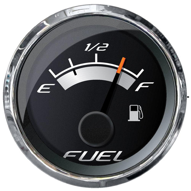 Faria Platinum 2" Fuel Level Gauge (E-1/2-F) [22021] - Rough Seas Marine