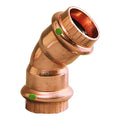 Viega ProPress 1-1/4" - 45 Copper Elbow - Double Press Connection - Smart Connect Technology [77033] - Rough Seas Marine