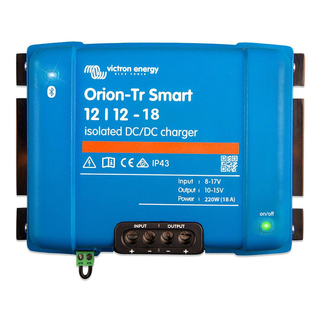 Victron Orion-TR Smart 12/12-18 18A (220W) Isolated DC-DC Charger or Power Supply [ORI121222120] - Rough Seas Marine