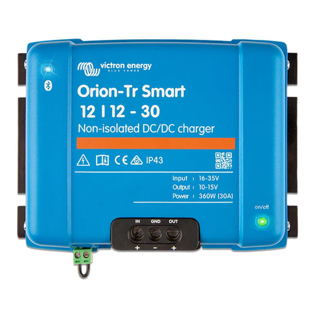 Victron Energy Orion-TR Smart 12/12-30 30A (360W) Non-Isolated DC-DC Charger or Power Supply [ORI121236140] - Rough Seas Marine