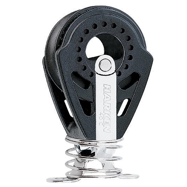 Harken 40mm Carbo Block w/Spring  Eyestrap [2652] - Rough Seas Marine