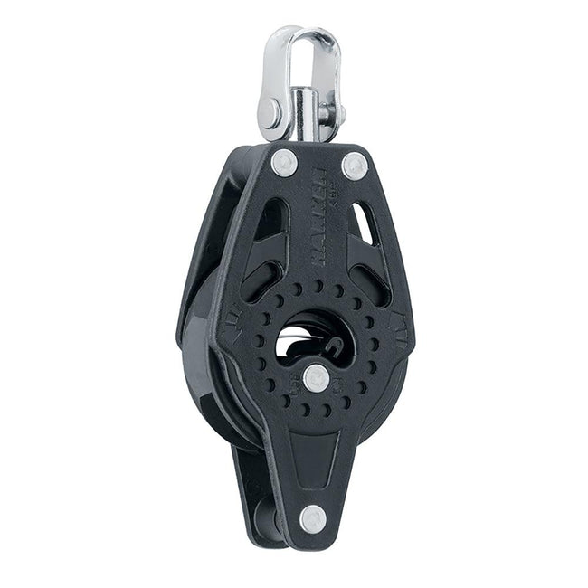 Harken 40mm Carbo Single Ratchet Block w/Swivel  Becket [2609] - Rough Seas Marine