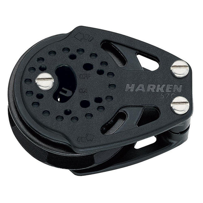 Harken 57mm Single Carbo Ratchet Cheek Block [2137] - Rough Seas Marine