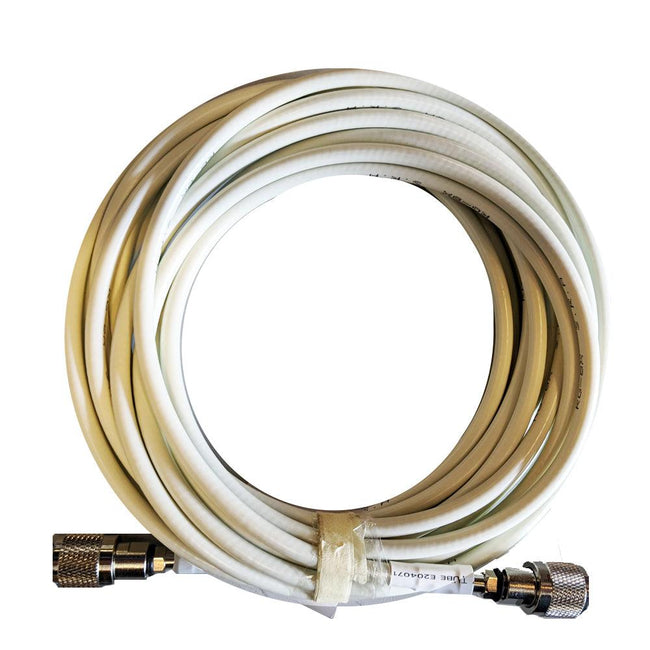 Shakespeare 20 Cable Kit f/Phase III VHF/AIS Antennas - 2 Screw On PL259S  RG-8X Cable w/FME Mini Ends Included [PIII-20-ER] - Rough Seas Marine