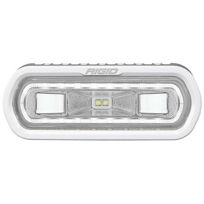 RIGID Industries SR-L Series Marine Spreader Light - White Surface Mount - White Light w/White Halo [51100] - Rough Seas Marine